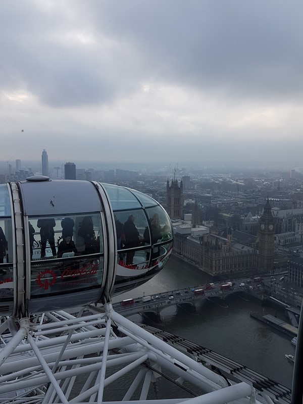 View of the Pod of the London Eye