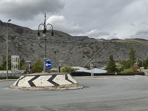 Slate quarry of Oakeley.