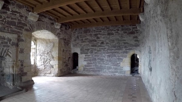 Inside Doune Castle