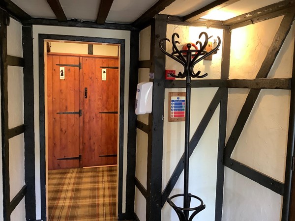 Toilet door