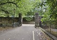 Image of the kirk yard exit