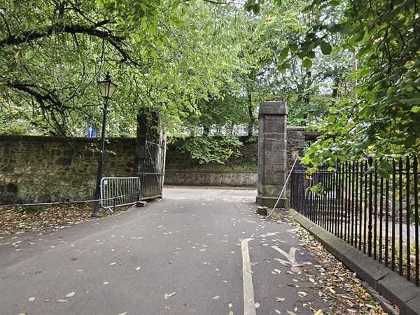 Image of the kirk yard exit