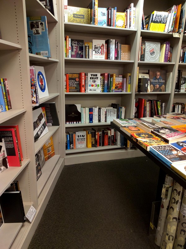 Picture of Waterstone's Clapham Junction - Shelves full of rock music books