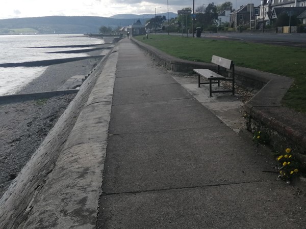 Path alongside Helensburgh Seafront