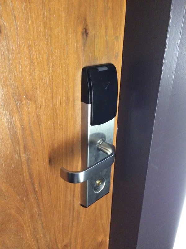 The bedrooms use close proximity key cards