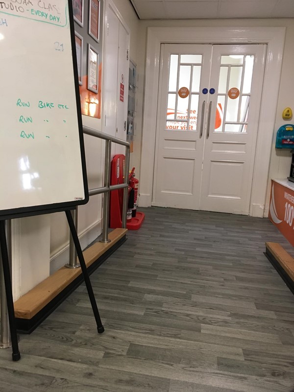 Gym entrance