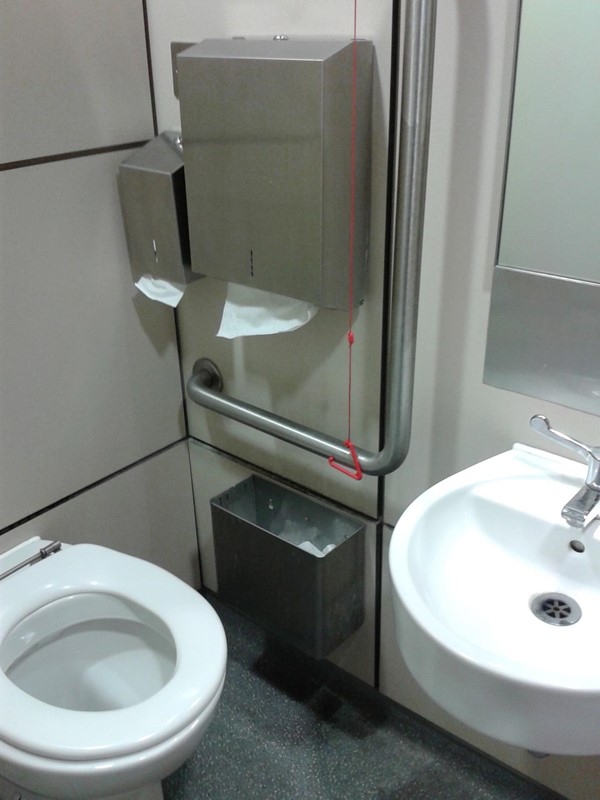 Disabled accessible toilet at Royal Festival Hall