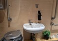 Image of sink and grab rails