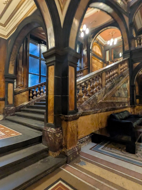 Image of marble staircase