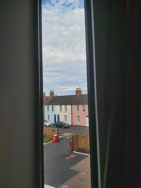 View out of a window