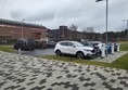 Image of the car park from the side.
