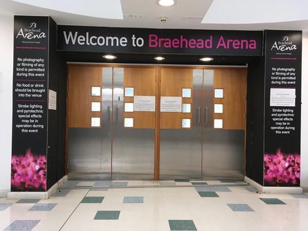 Entrance to arena