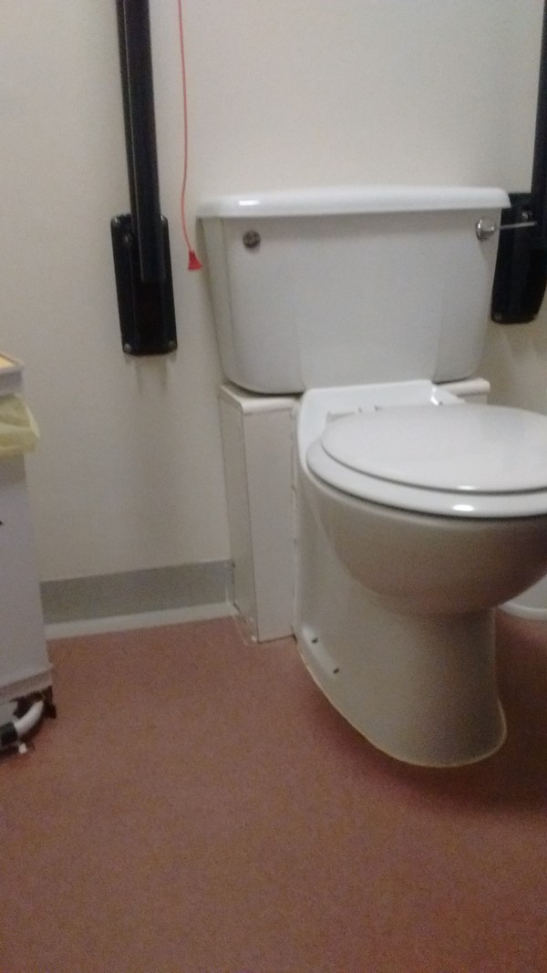 Stroud General Hospital - Disabled loo red cord