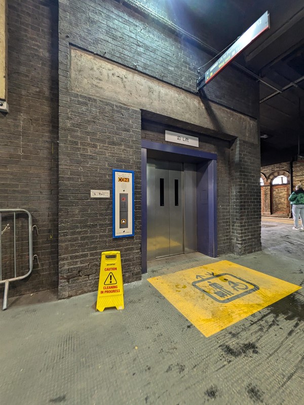 Image of door to lifts