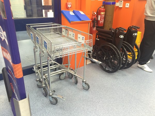 Picture of The Range, Falkirk - Trolleys and wheelchairs to borrow.