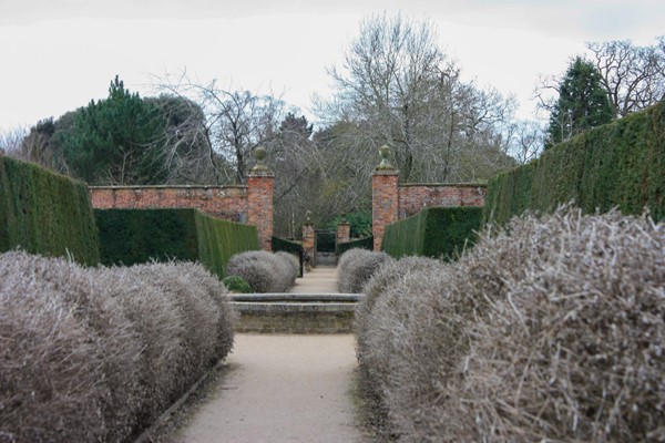 Walled gardens with fairly wide paths