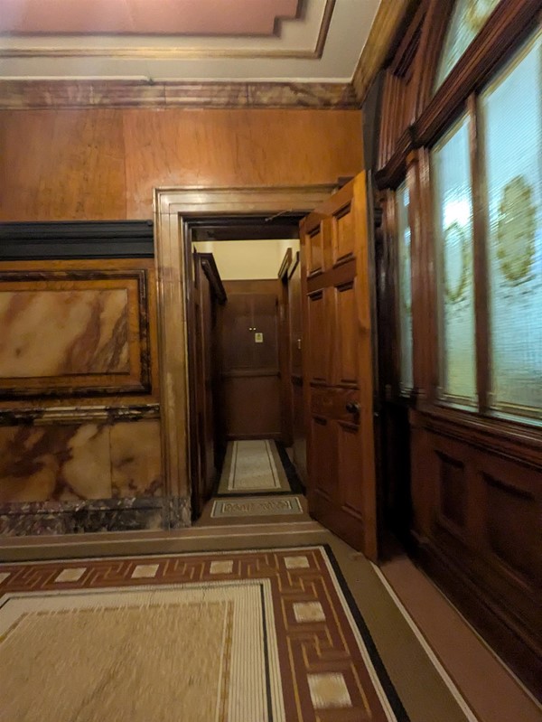Image of marble corridor.
