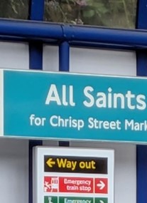 All Saints DLR Station