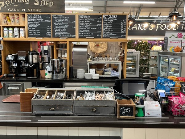 Image of the till area.