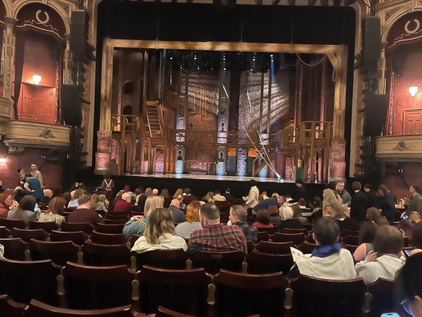 My view of the stage