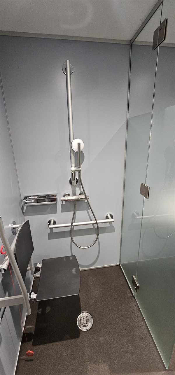 Image of an accessible shower.