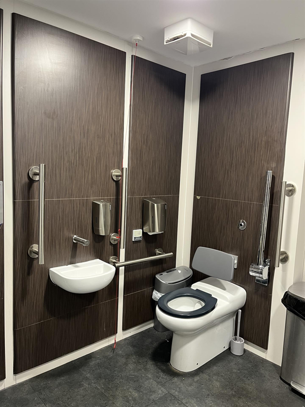 Image of an accessible toilet