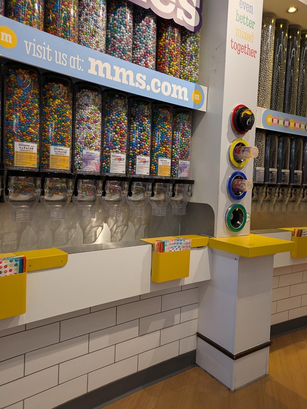 Image of the 'Wall of Chocolate"