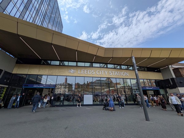 image of station as seen from New Station Street