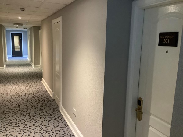 Picture of room 201's door
