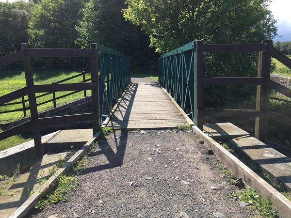 Image of bridge during walk.