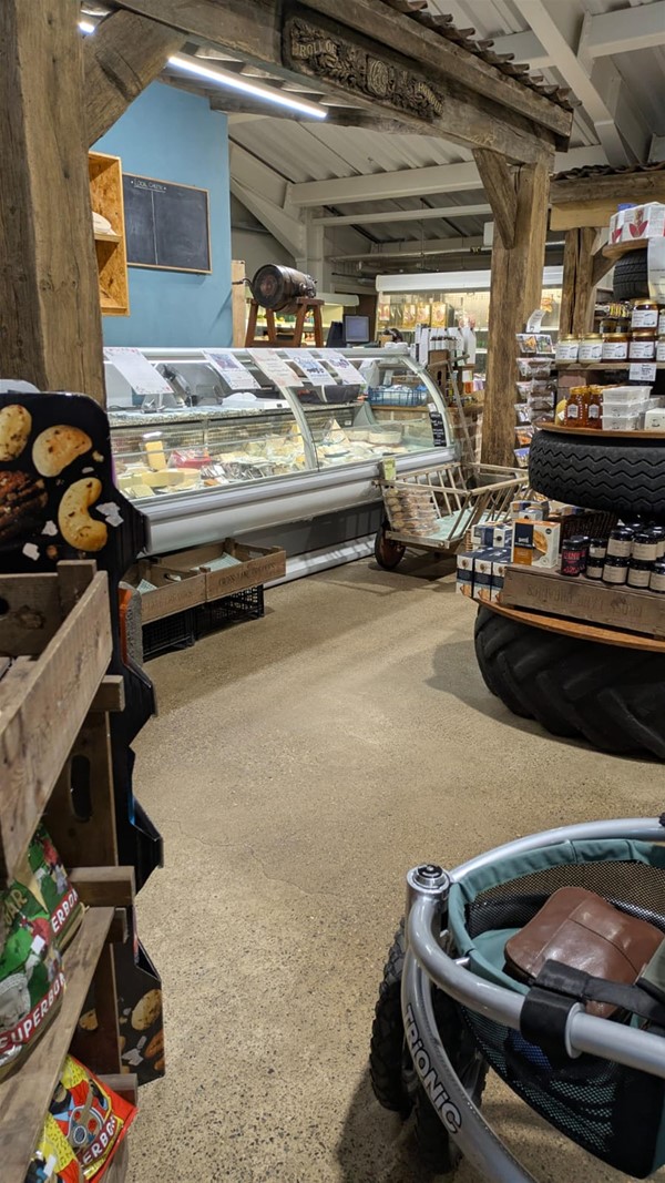 Shop view.