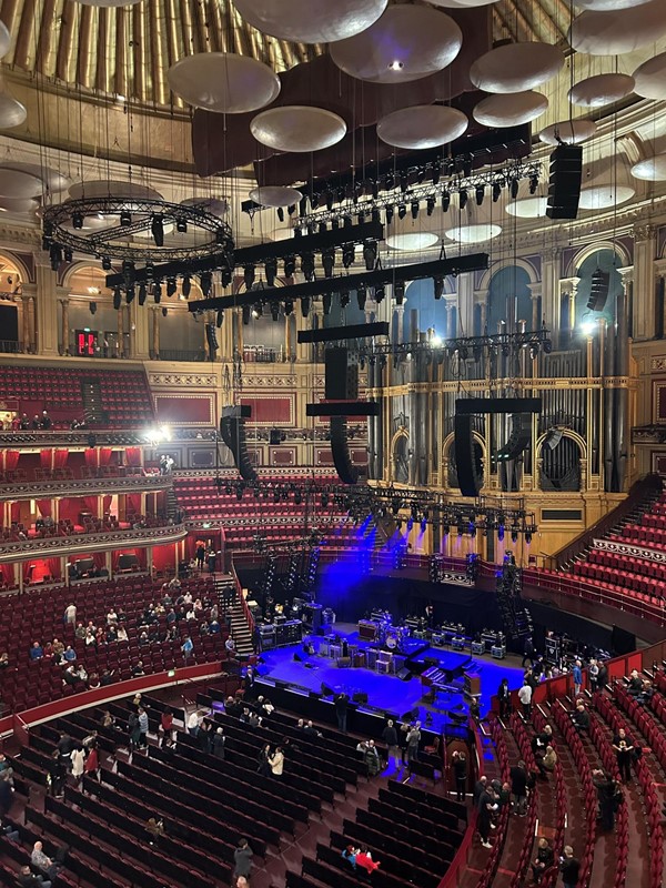 Image of the interior of the Royal Albert Hall