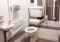Photo of disabled toilet.