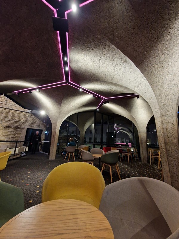 Image of an indoor seating area
