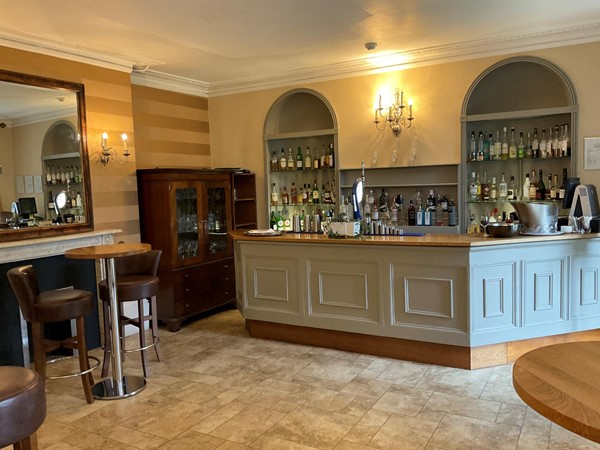 Bar and small sitting area