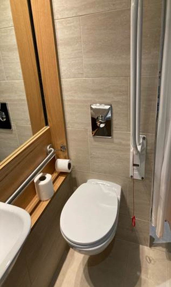 Picture of the accessible bathroom