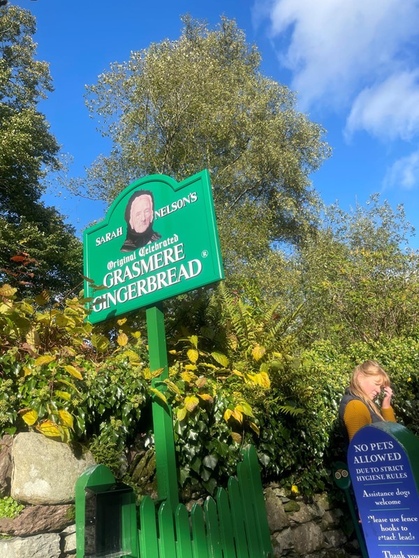 Sign forThe Grasmere Gingerbread Shop