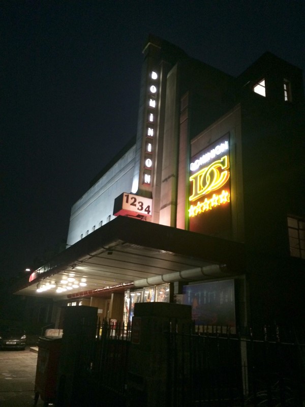Photo of the outside of the Dominion Cinema.