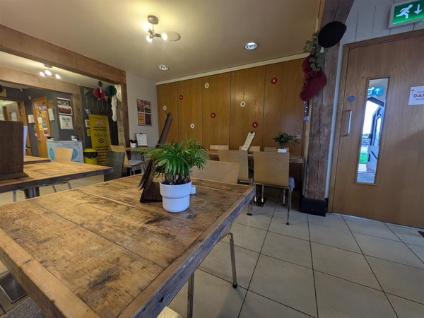image of seating area in the café of the Norwegian Church Arts Centre