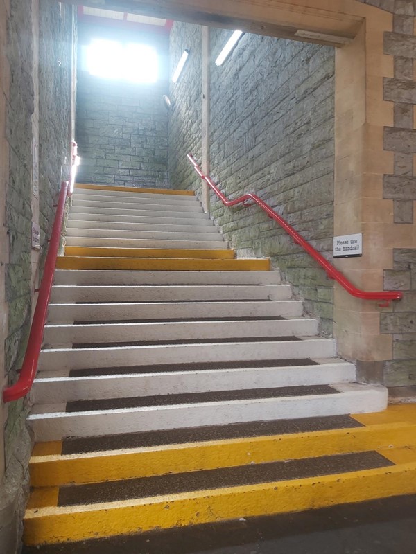 Picture of stairs to bridge