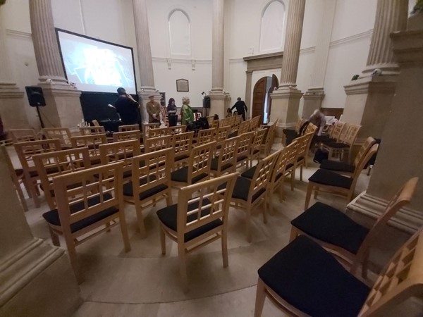 Seating in the chapel