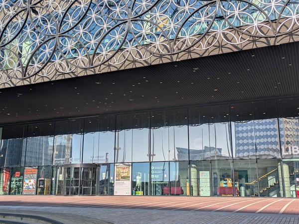 Image of exterior of the library