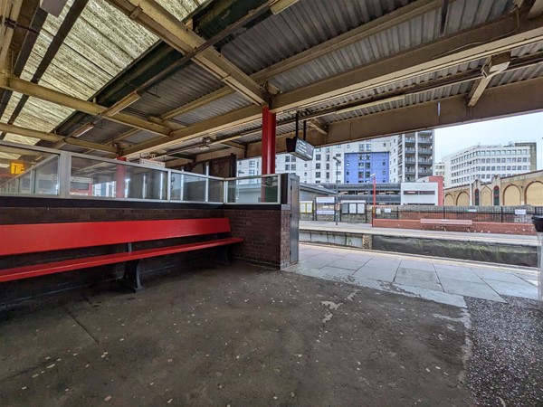 image of seating area on the platform
