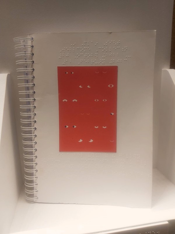 Braille Book at  the Plain Sight Exhibition