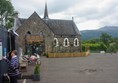 Restaurant and car park