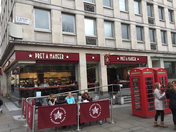 Exterior of Cafe.