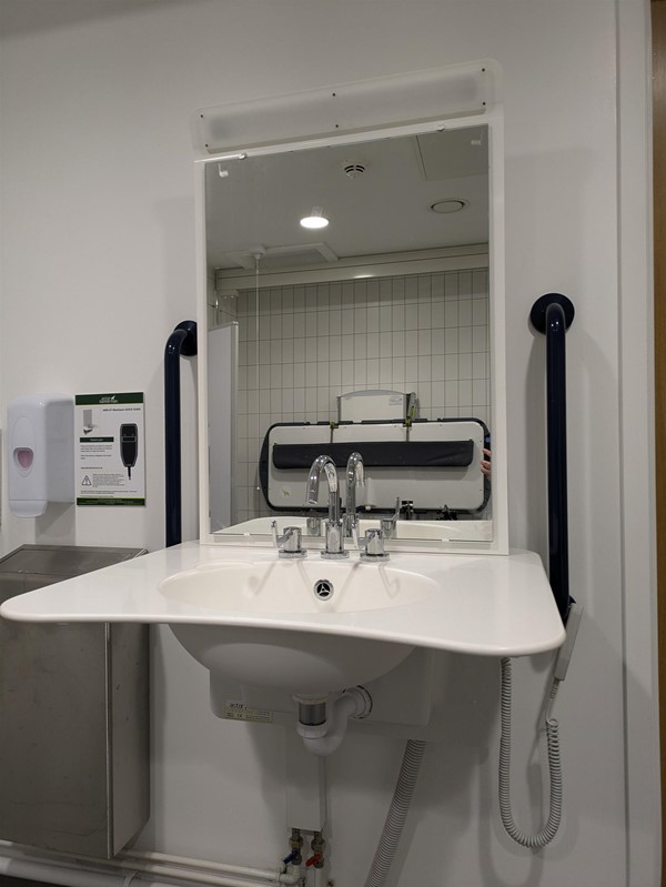 Image of sink in the Changing Places toilet