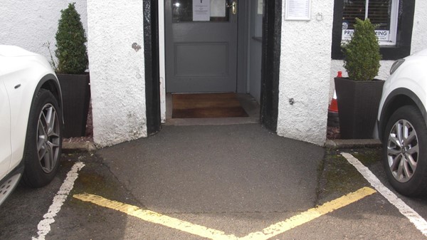 Entrance to inn