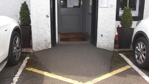 Entrance to inn
