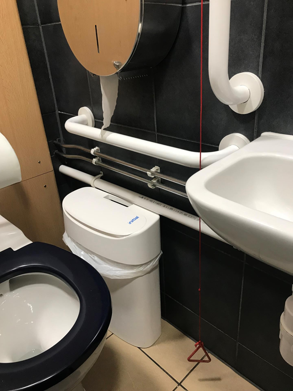 Image of an accessible toilet